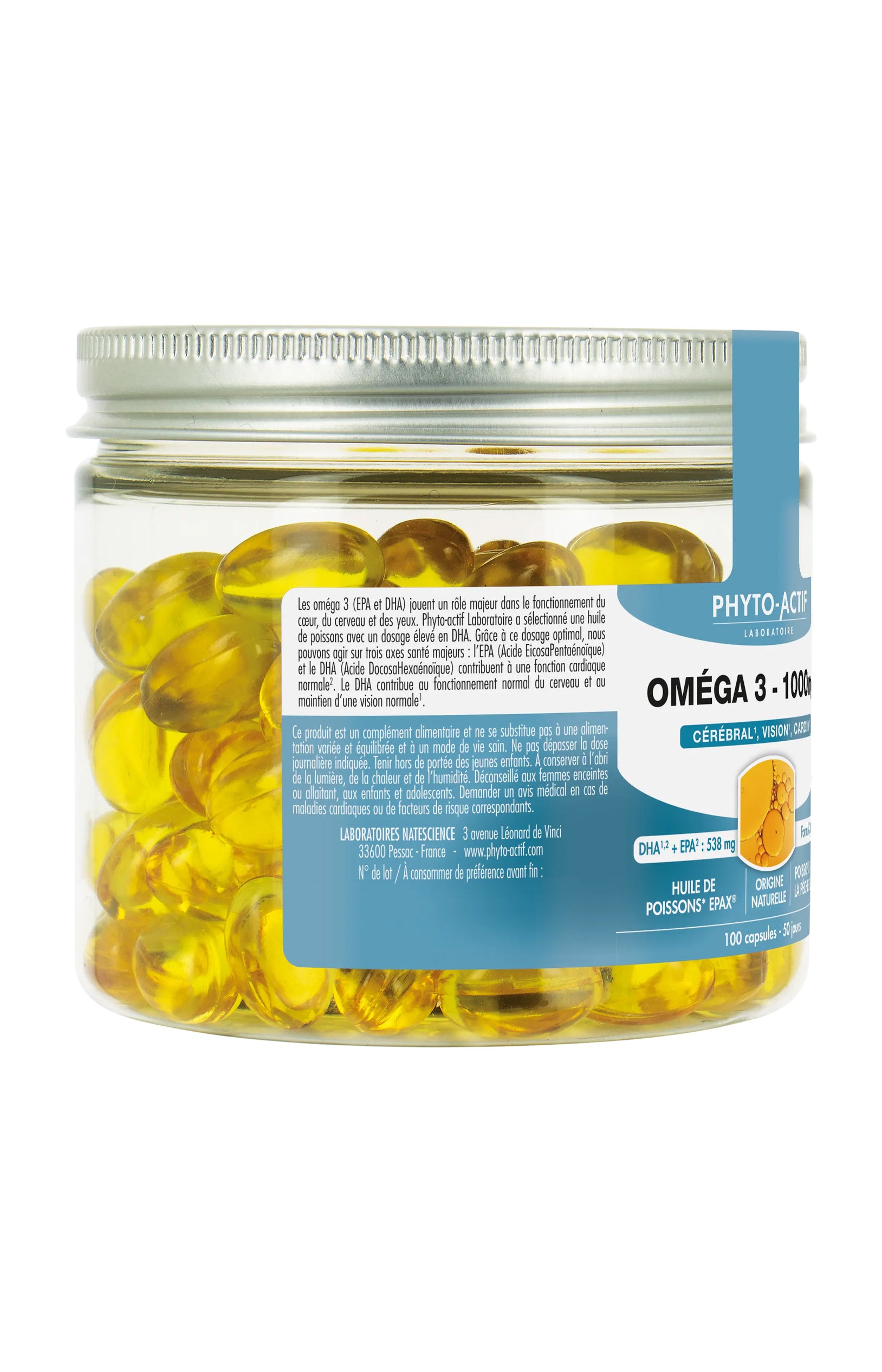 Oméga 3 1000 mg - 50 jours