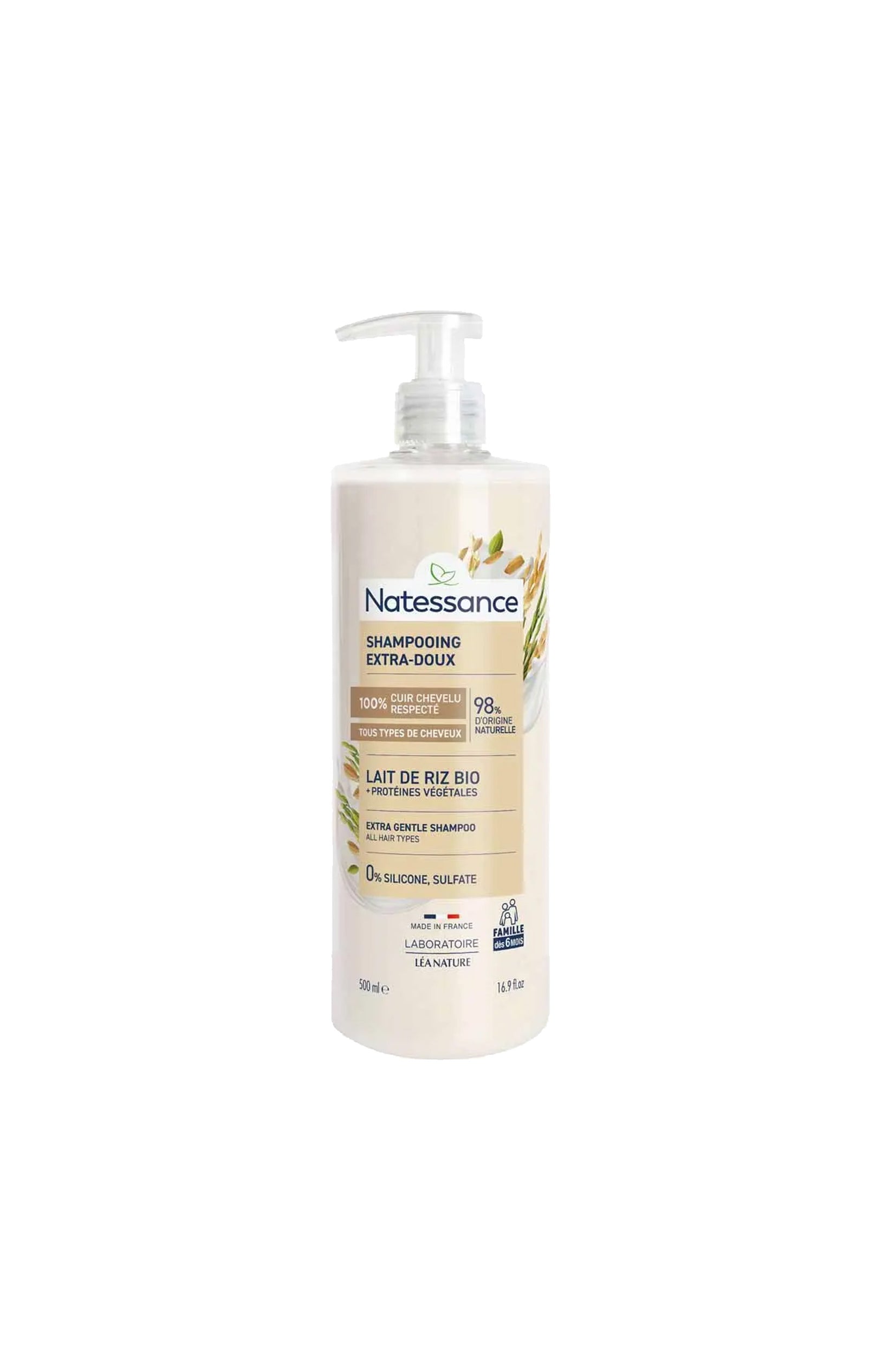 Shampooing extra-doux - Lait de riz