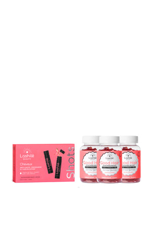 Routine pousse capillaire - Shots & gummies - 4 produits
