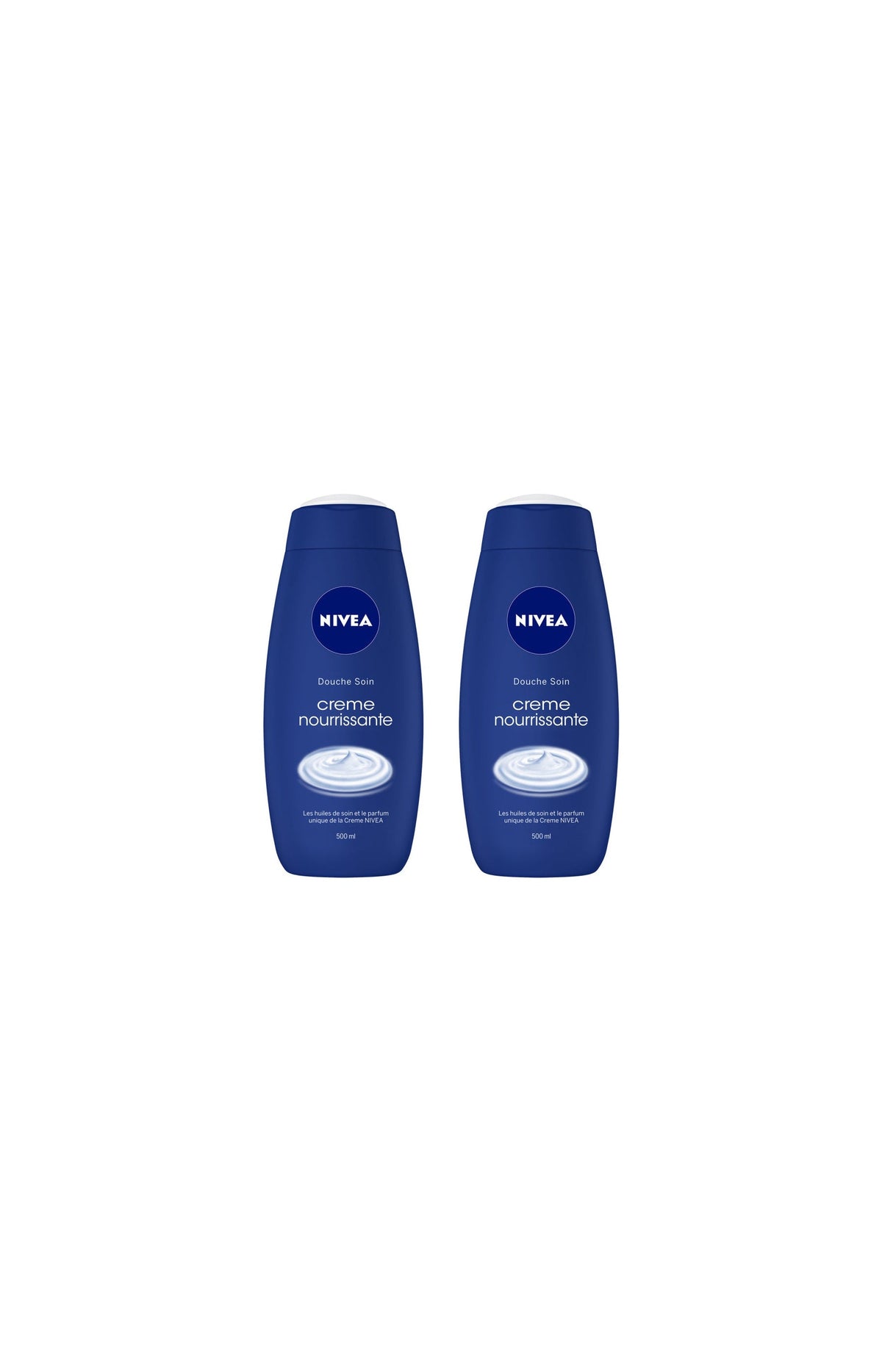 2 crèmes de douche nourrissantes - Huiles de soin - 500 ml