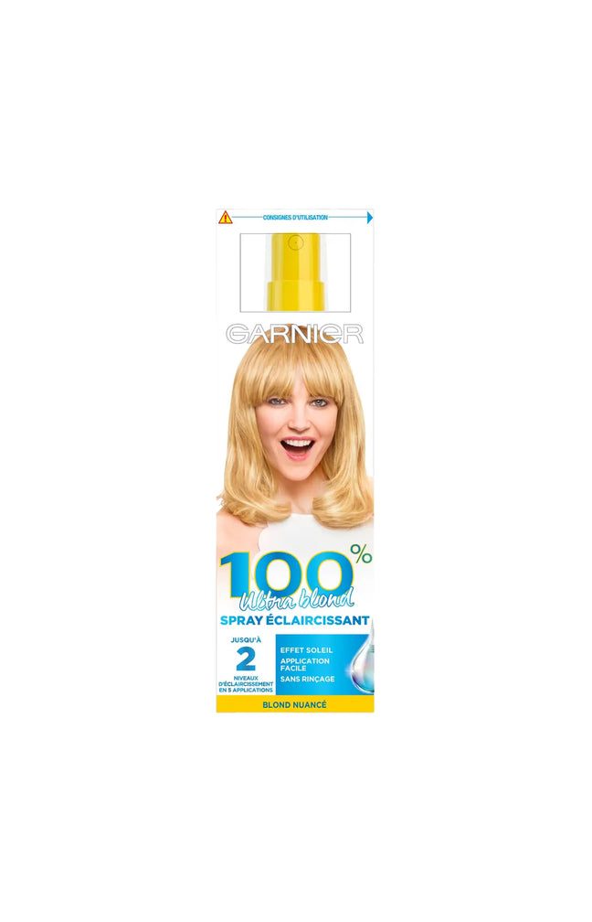 Sprays éclaircissants - 100% Ultra Blond - Blond nuancé - 2 x 125 ml