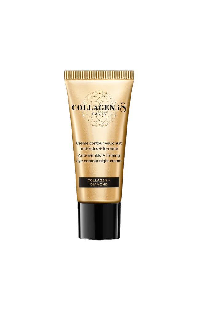 Crème de nuit pour les yeux anti-rides & fermeté -Collagène & poudre de diamant