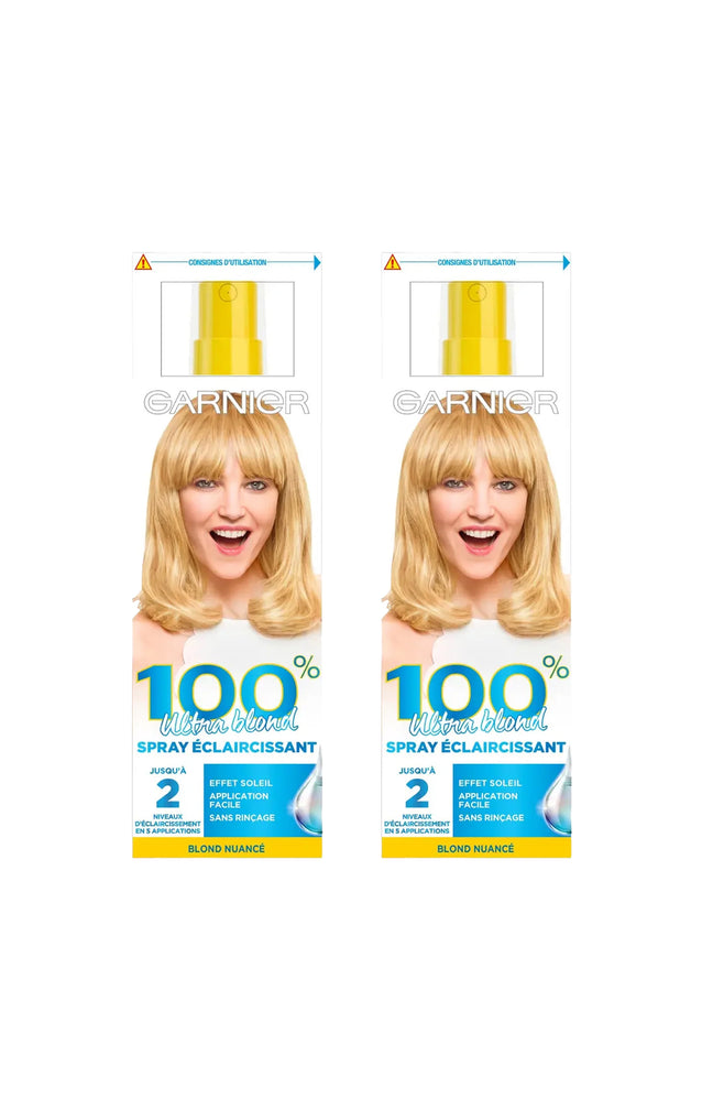 2 sprays éclaircissants - 100% Ultra Blond - Blond nuancé - 125 ml