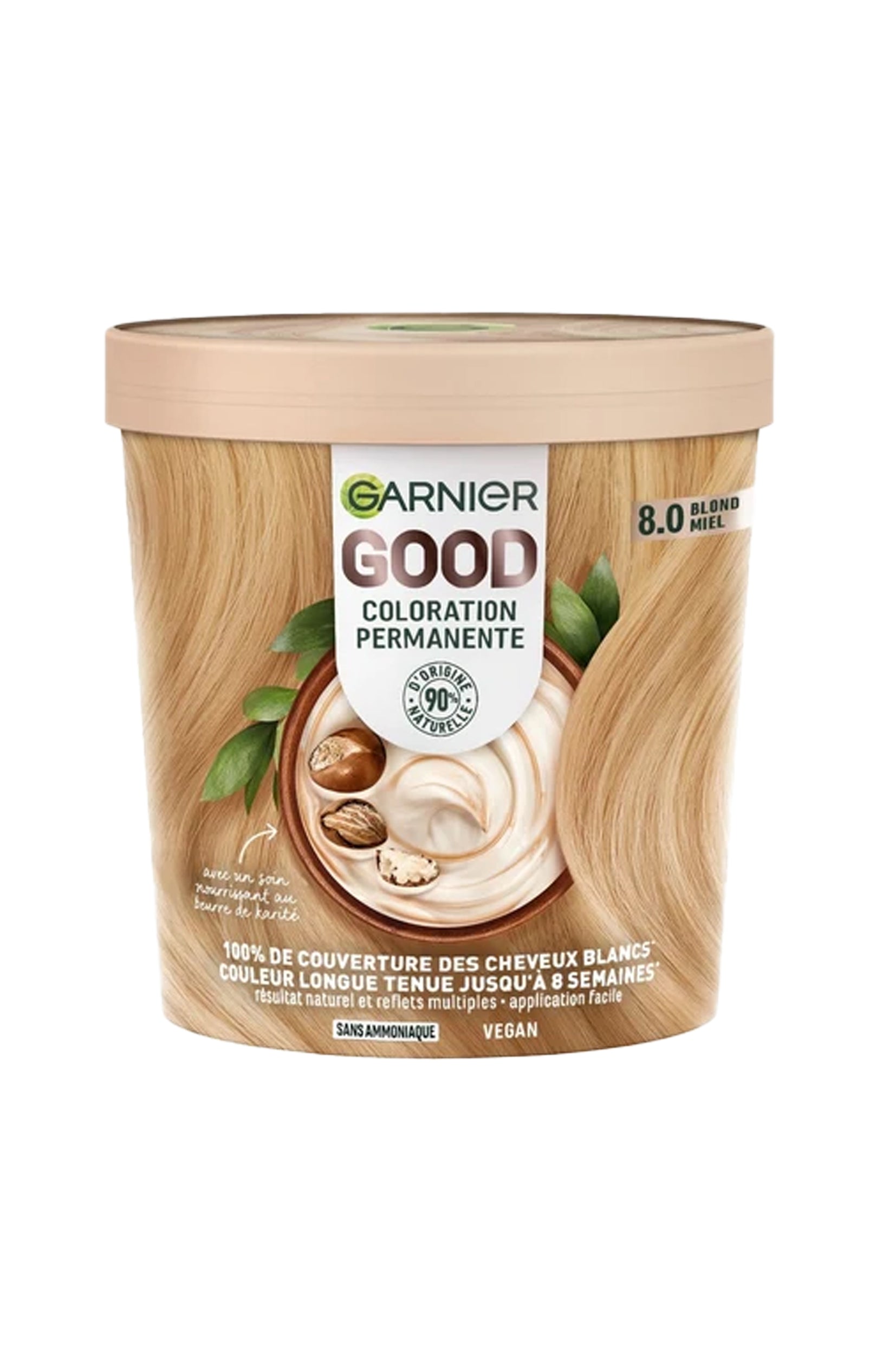 Coloration permanente 8.0 - Blond Miel sans ammoniaque x 2