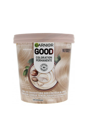 Coloration permanente 9.1 Bland Clair Vanille - Sans ammoniaque x2