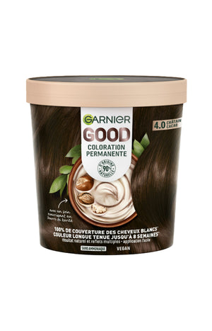 Colorations permanentes 4.0 - Châtain Cacao sans ammoniaque x2