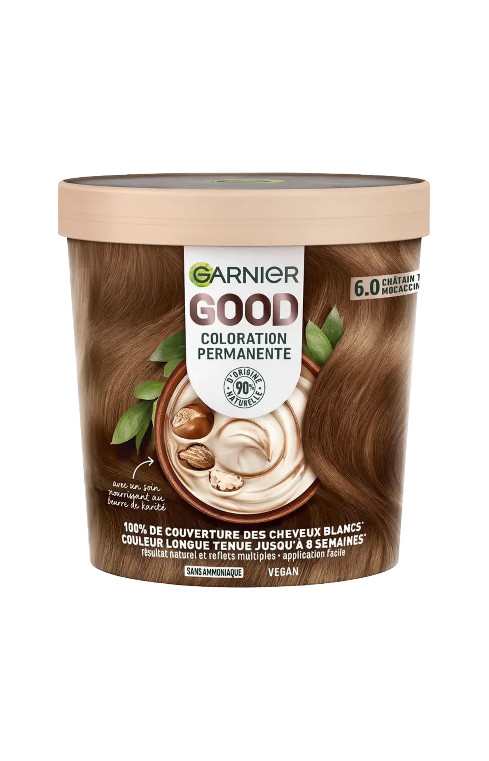 Colorations permanentes 6.0 - Châtain Très Clair Mocaccino sans ammoniaque x2