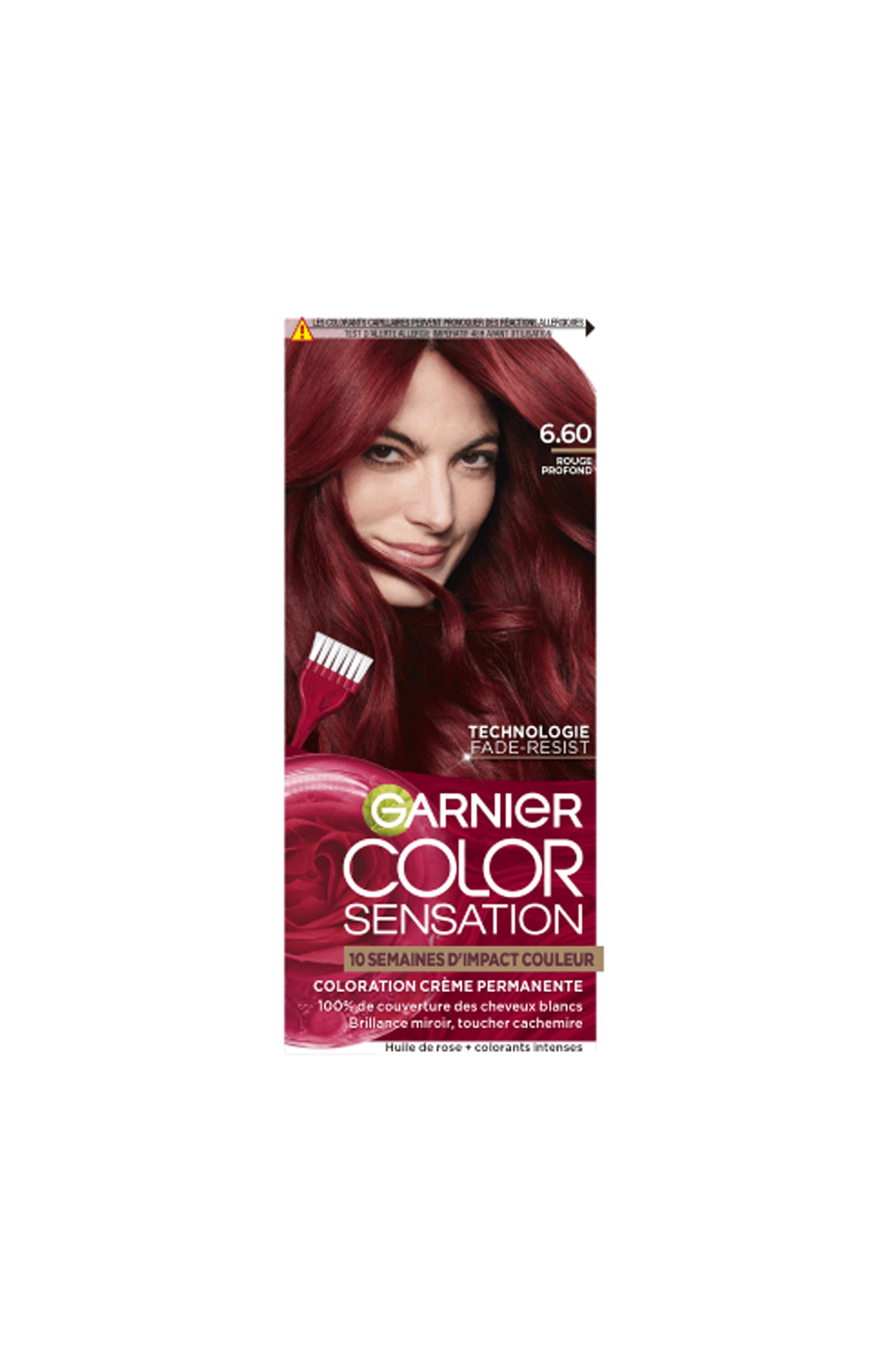 Coloration Permanente - 6.60 Rouge Profond - Color sensation
