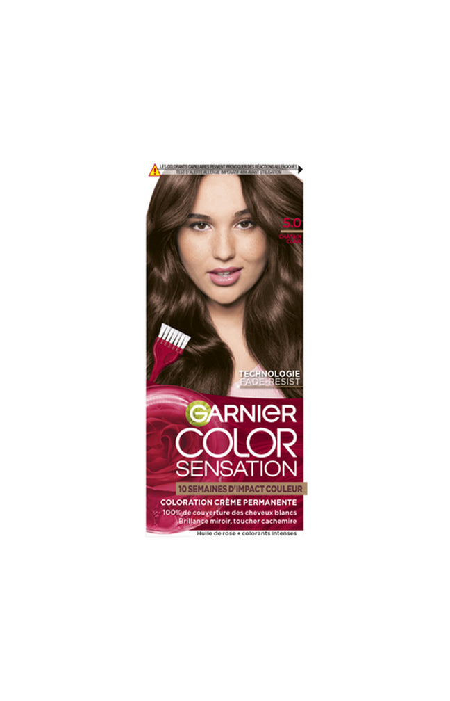 Coloration Permanente - 5.0 Châtain Clair - Color sensation