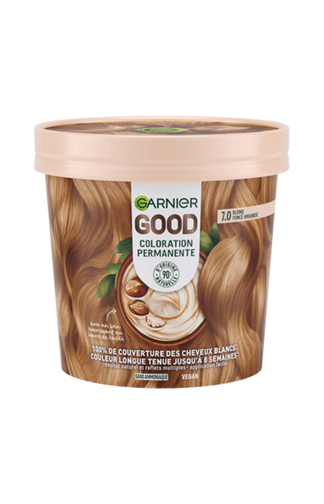 Coloration permanente - 7.0 Blond Foncé Amande x2