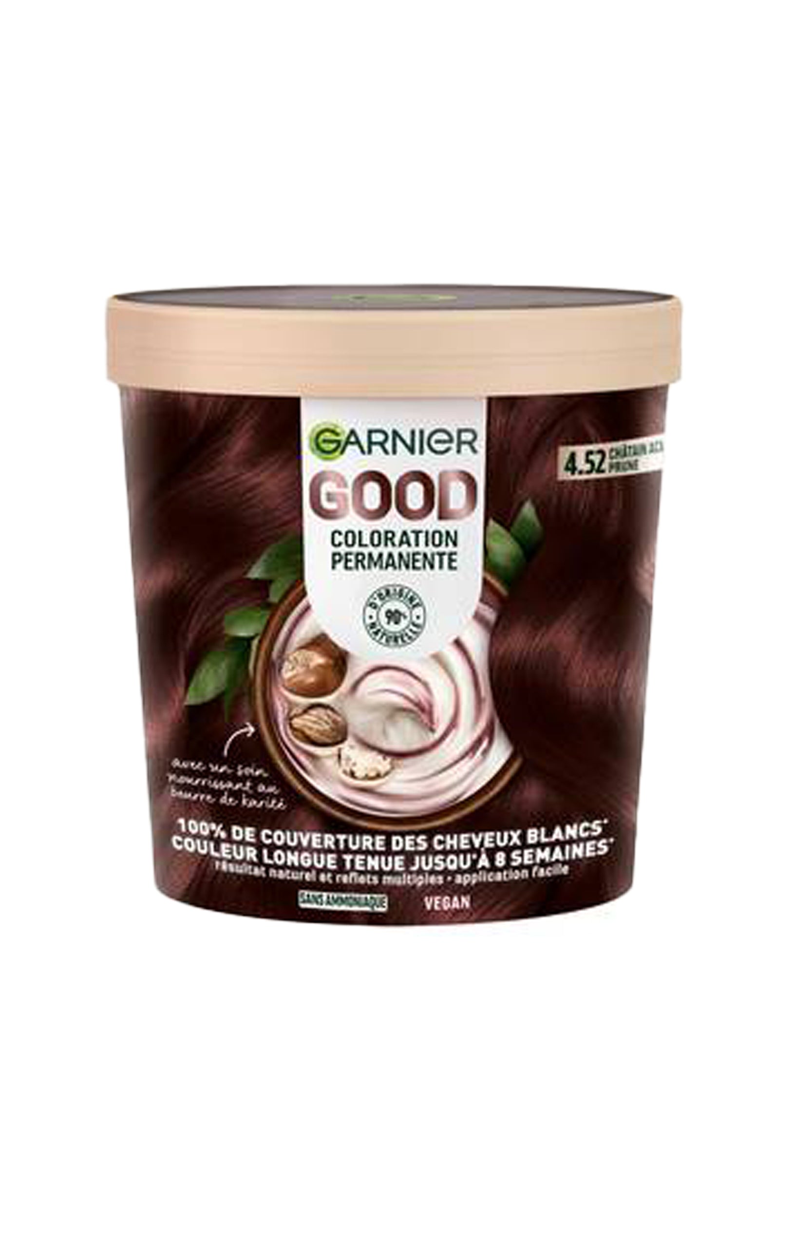 Coloration permanente - 4.52 Châtain Acajou Prune x2