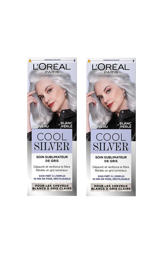 2 soins sublimateurs de Gris - Cool Silver - Blanc Perlé - 114 ml