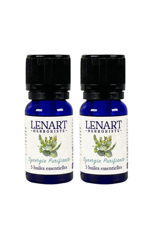 2 synergies purifiantes bio ecocert - 10 ml