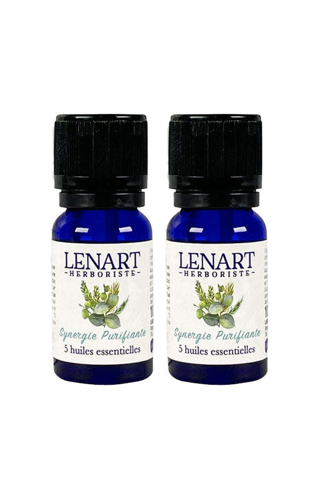 2 synergies purifiantes bio ecocert - 10 ml