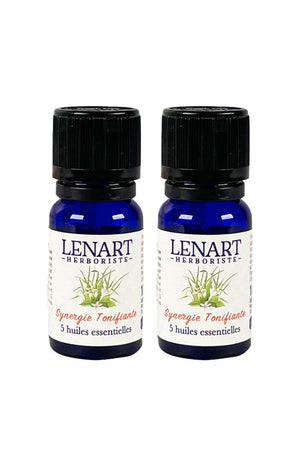 2 synergies tonifiantes bio - 10 ml