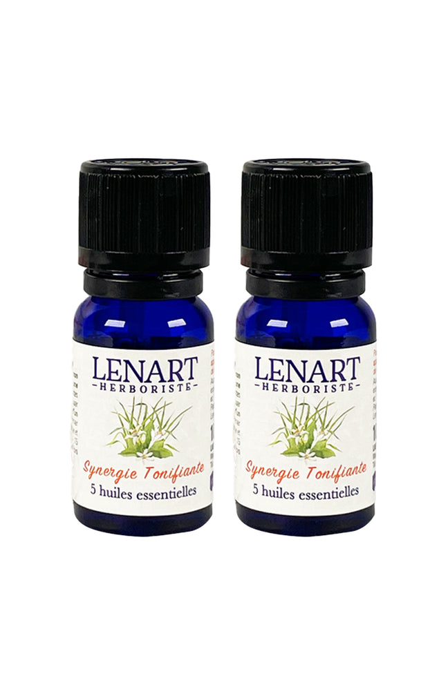 2 synergies tonifiantes bio - 10 ml