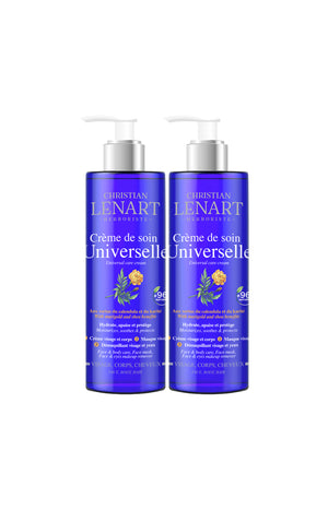 2 crèmes hydratantes universelle - Visage & corps - 250 ml