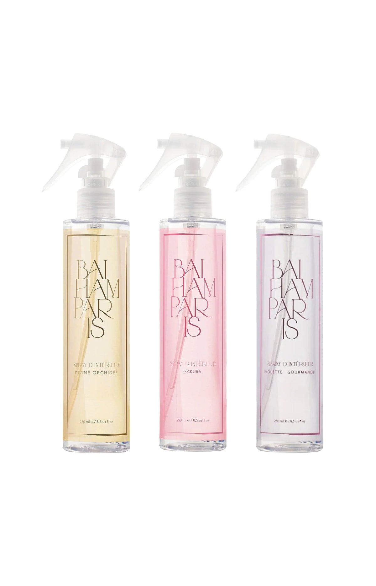 Sprays d'intérieur - Les floraux - 3 x 250 ml