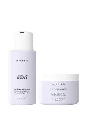 Shampoing & masque détoxifiants - Collagène & biotine