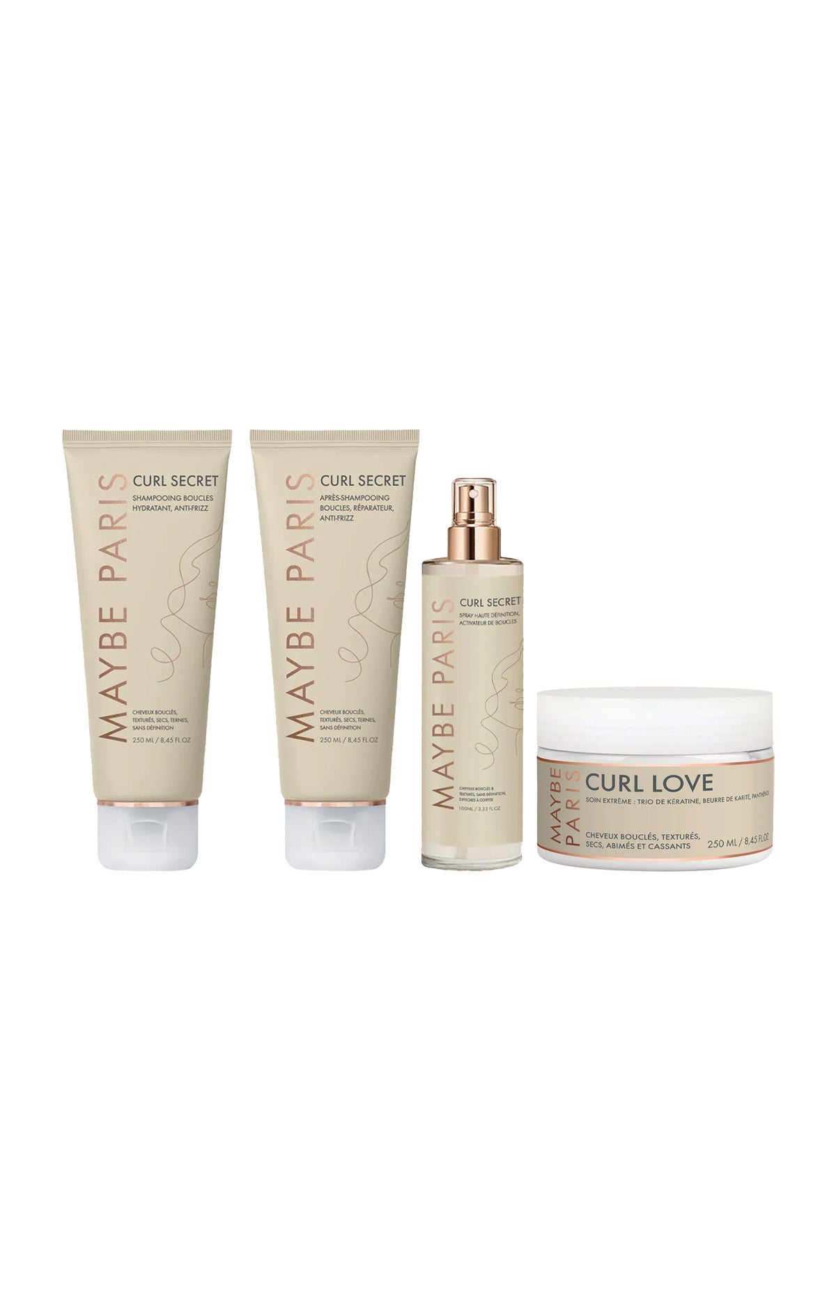 Routine cheveux bouclés - Curl Secret