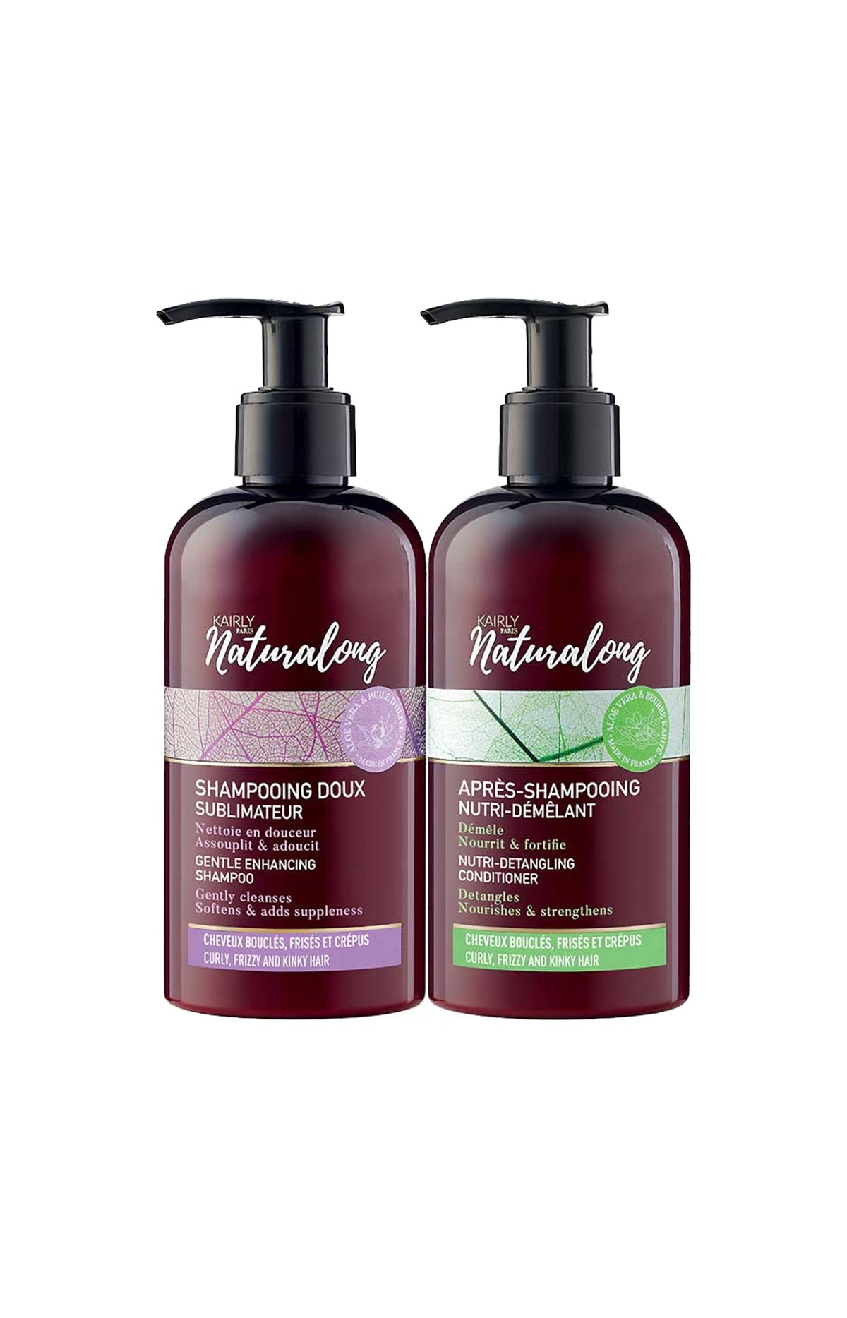 Shampoing & après-shampoing nourrissant - Aloe vera