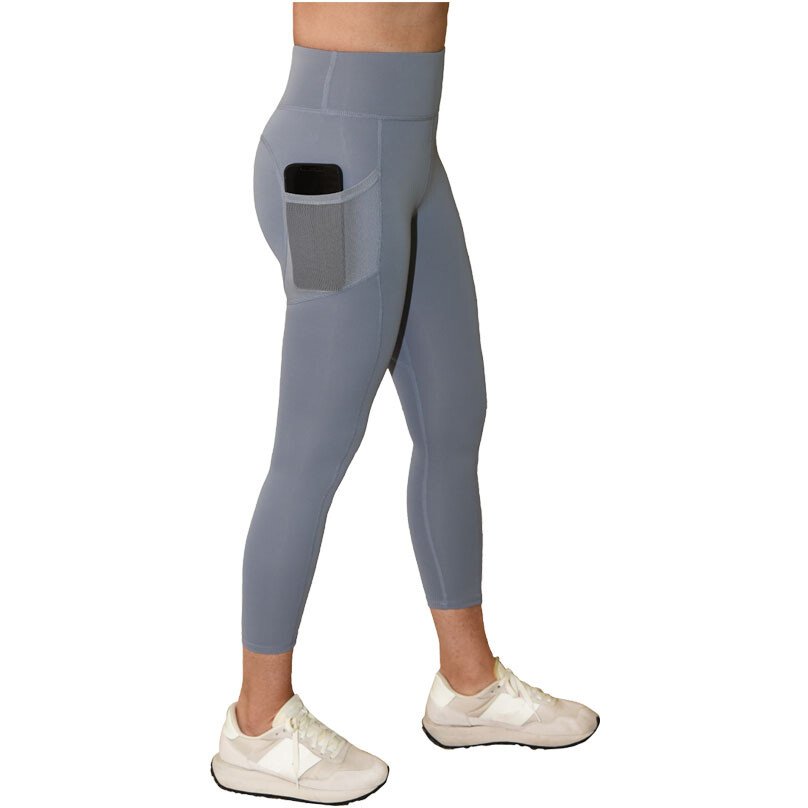 Legging fitness taille haute - Bleu clair