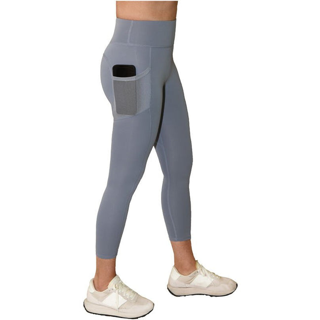 Legging fitness taille haute - Bleu clair