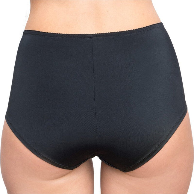 Culotte à dentelle taille haute - Tilia  - Noir