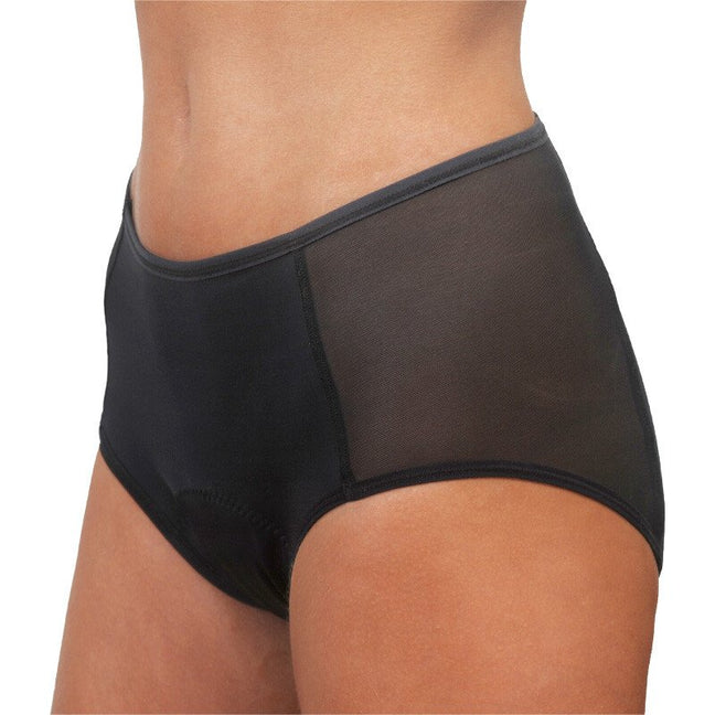 Lot de 3 culottes menstruelles taille haute - Flux moyens à abondants  - Noir