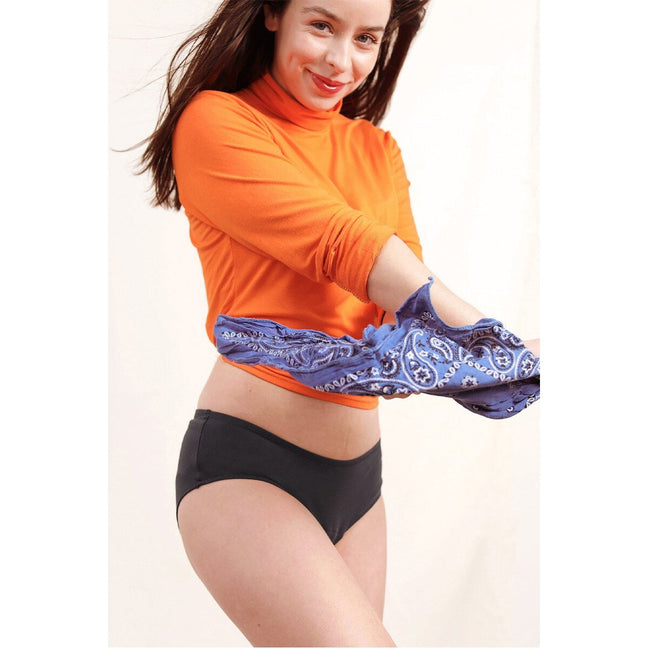Duo de shortys menstruels - Nina - Flux moyens  - Gris