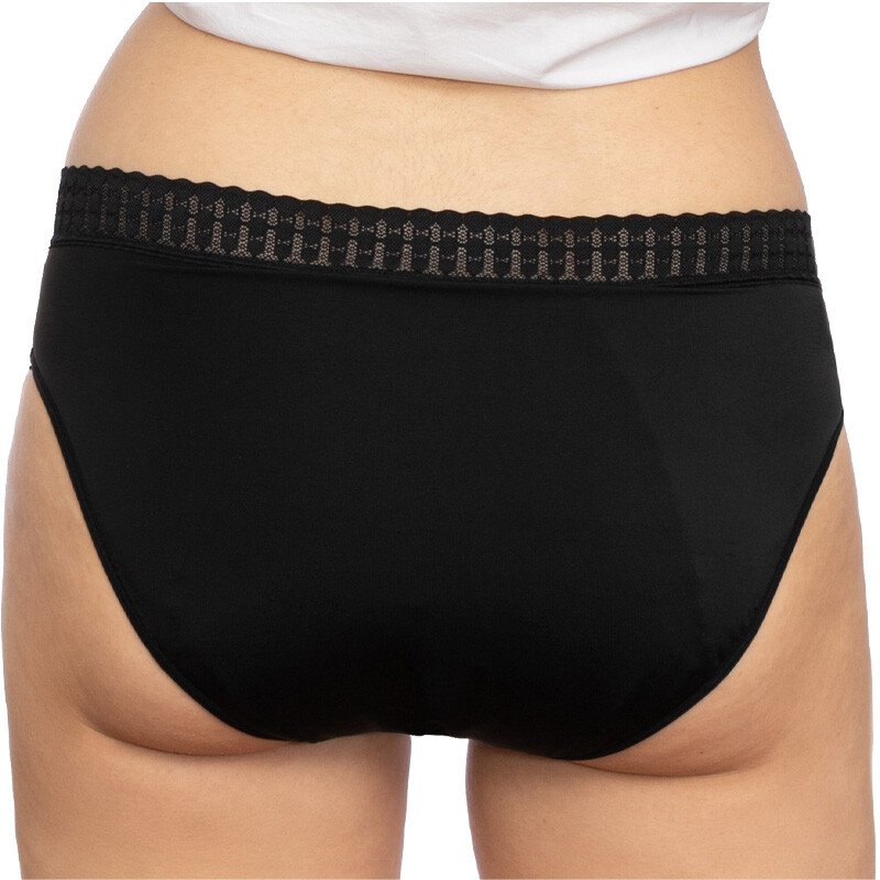 Lot de 2 culottes menstruelles ultra absorbantes - Flux abondants  - Noir