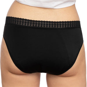 Lot de 2 culottes menstruelles ultra absorbantes - Flux abondants  - Noir