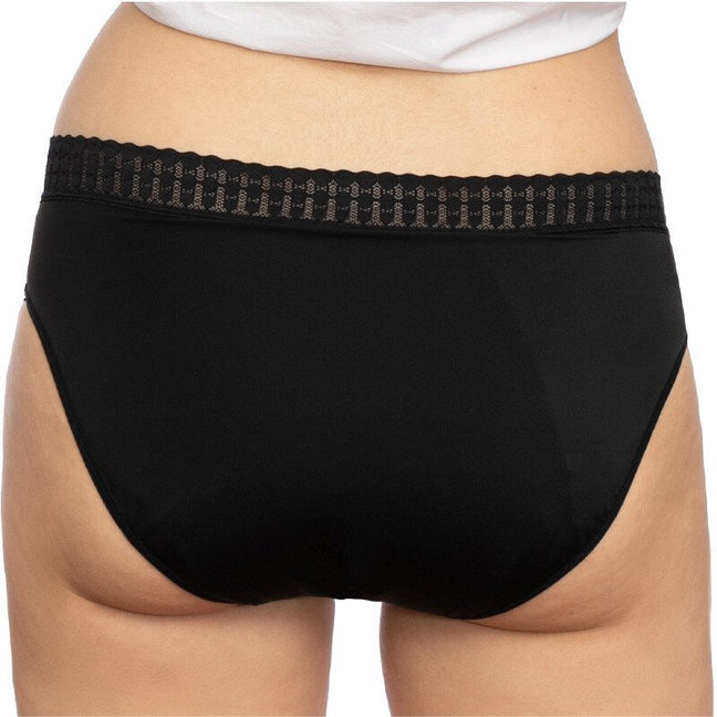 Lot de 2 culottes menstruelles ultra absorbantes - Flux abondants  - Noir