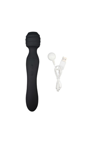 Vibromasseur rechargeable 2-en-1