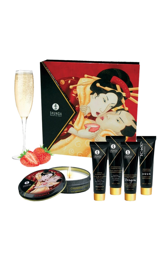 Kit secret de geisha – Vin pétillant fraise