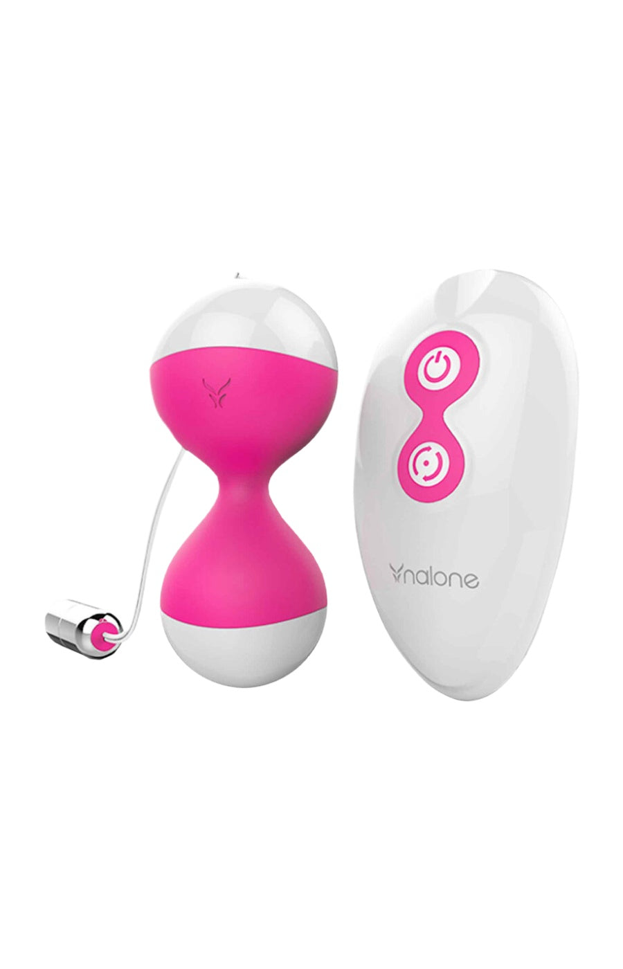 Boules de geisha vibrantes - Miu-Miu Kegel - 7 modes - Rose & blanc
