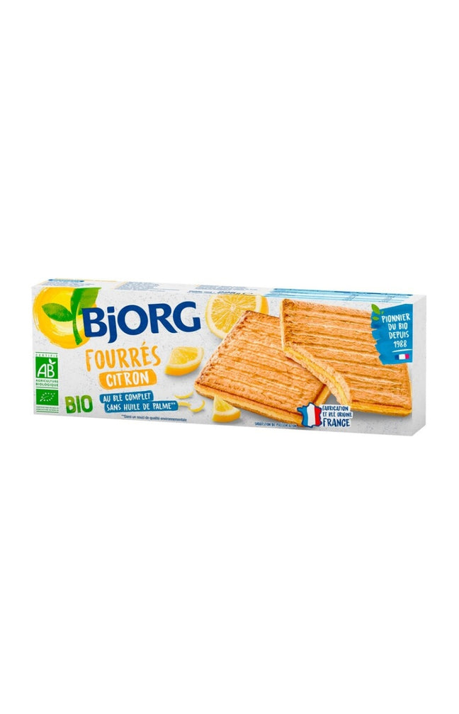 Biscuits bio fourrés au citron - 225 g
