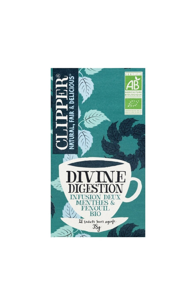 Infusion bio Divine digestion - Deux menthes & fenouil - 20 sachets