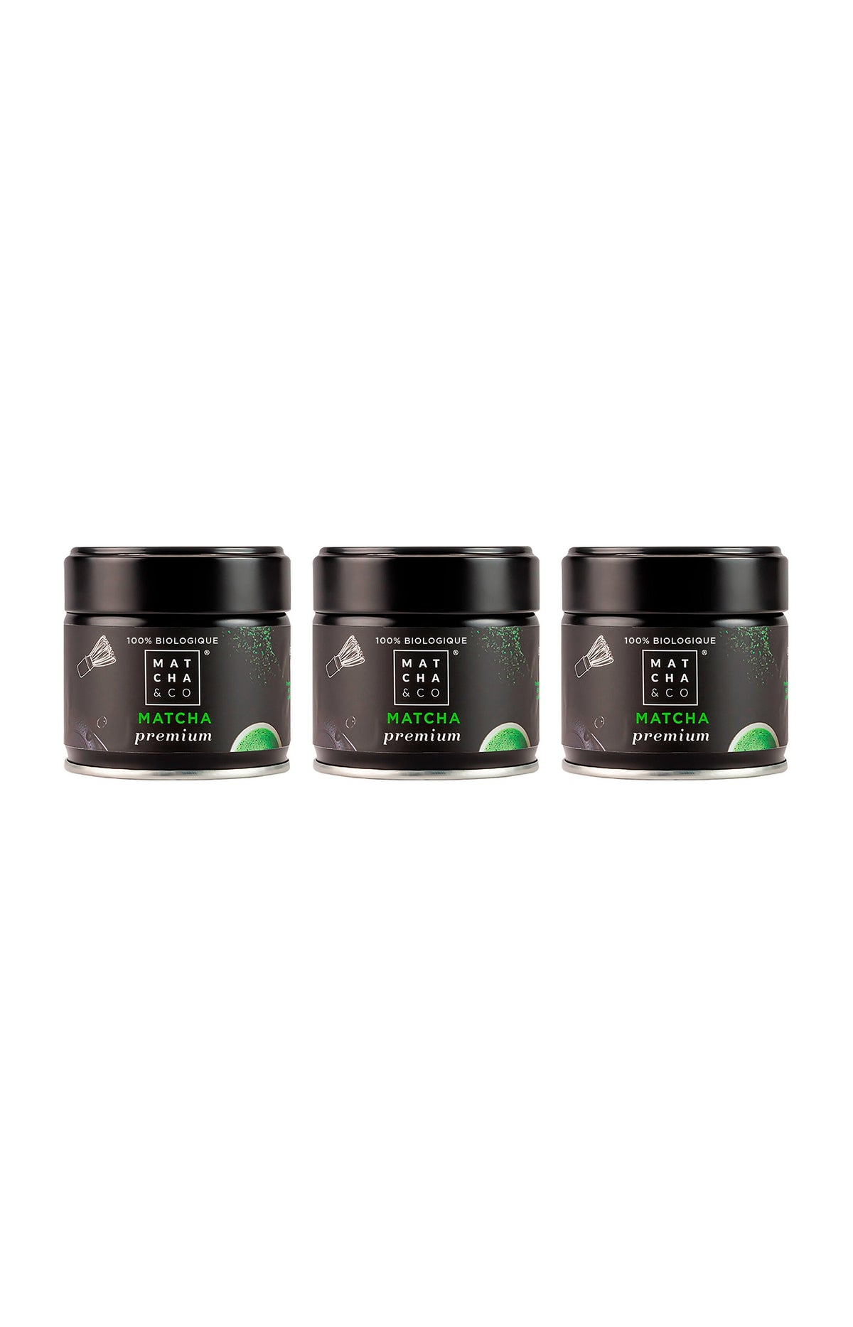 Thé matcha bio - Premium - 3 x 30 g