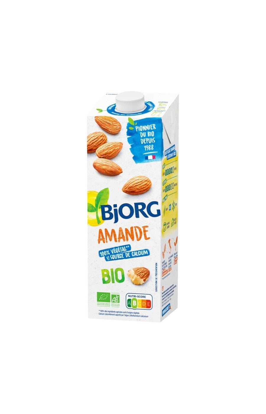 Boisson végétale bio - Amande - 1 L