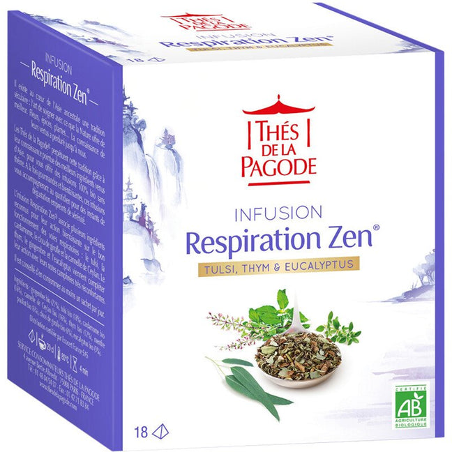Infusion bio - Respiration zen - 18 sachets