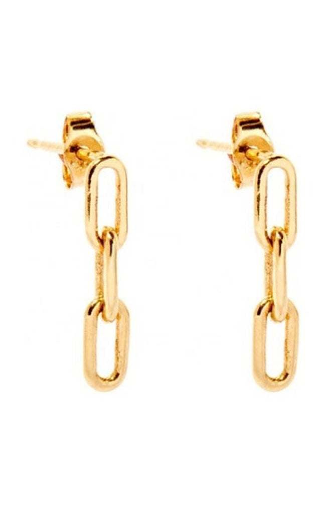 Boucles d'oreilles Anabelle - Laiton doré à l'or fin 18k