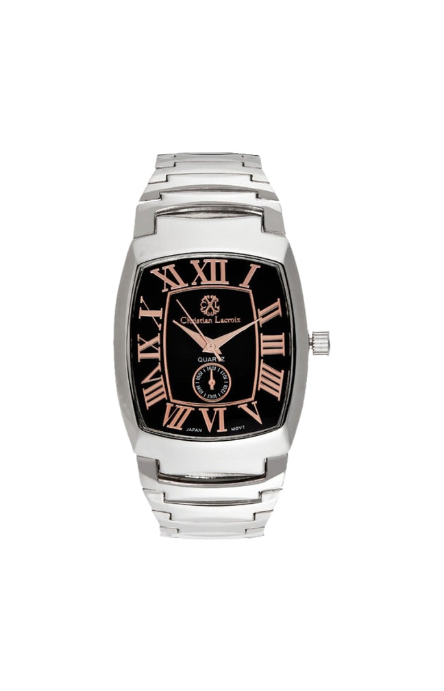 Montre - Acier inoxydable argenté - Homme