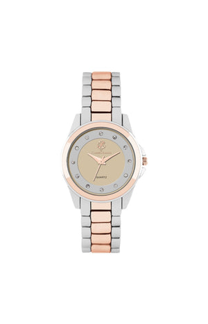 Montre - Acier inoxydable rosegold & argenté