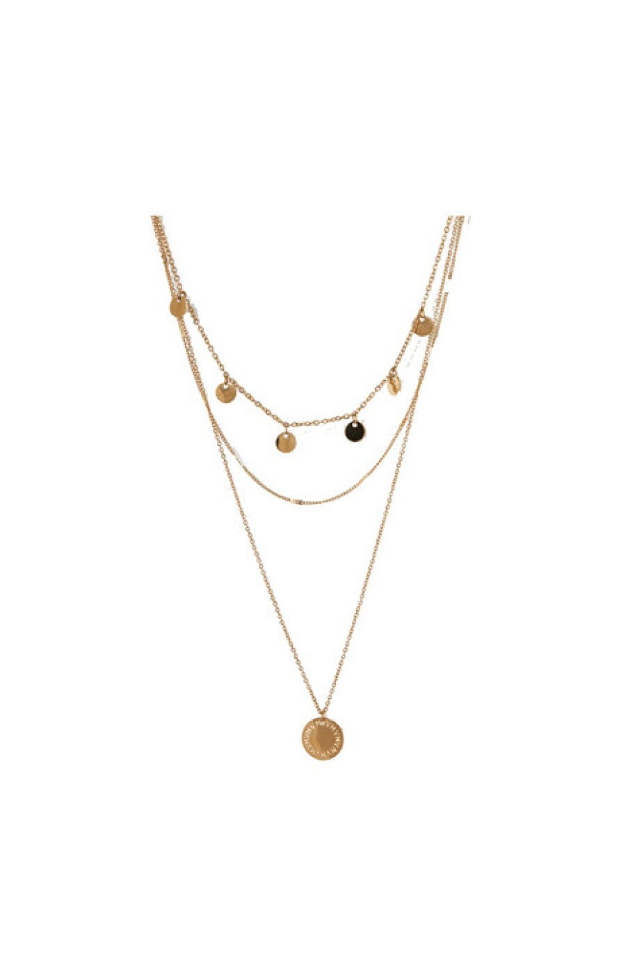 Collier T'boli - Laiton doré