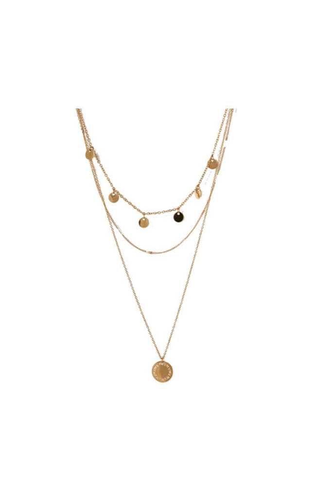 Collier T'boli - Laiton doré