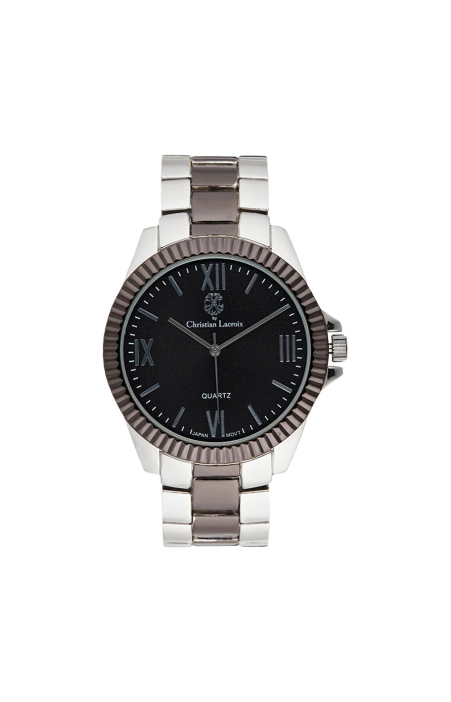 Montre à quartz en acier inoxydable - Gris - Homme