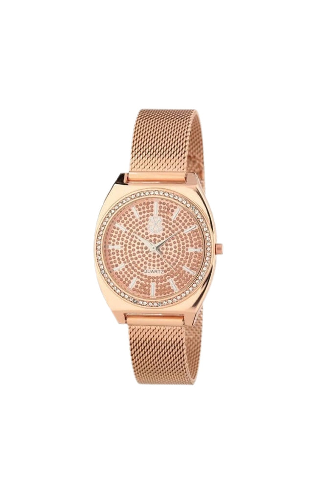 Montre - Acier inoxydable - Doré rose