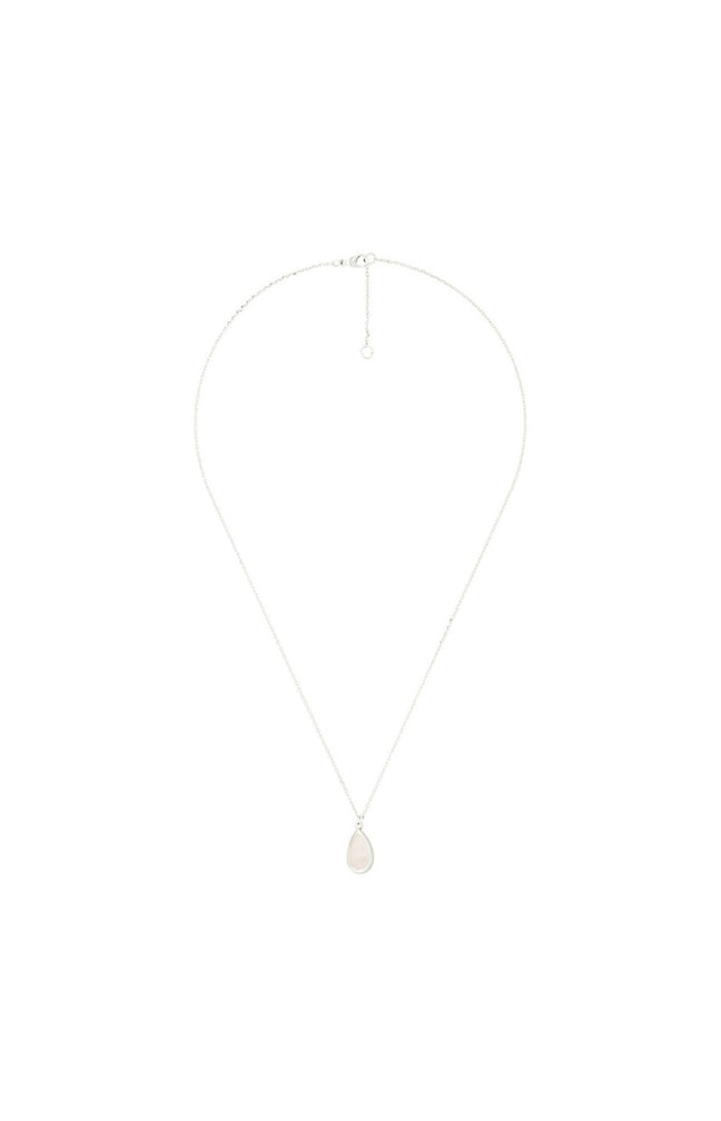 Collier Lora - Laiton & quartz rose