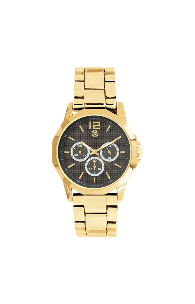 Montre - Acier inoxydable doré - Homme